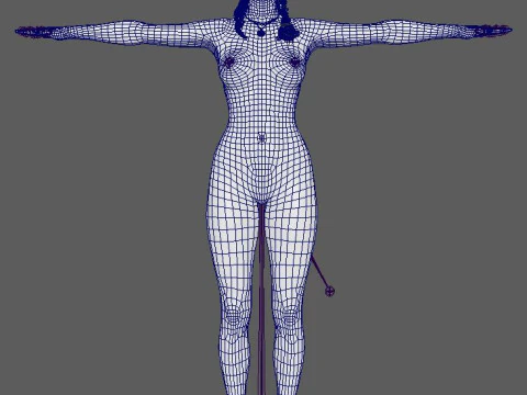 Personaje de Lara Croft Modelo 3D