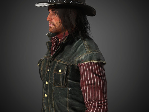 John Marston Character Modello 3D