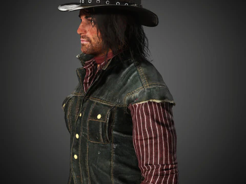 John Marston Character 3D Model