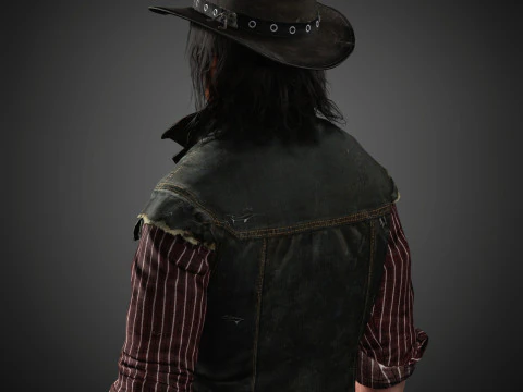 John Marston Character 3D Model
