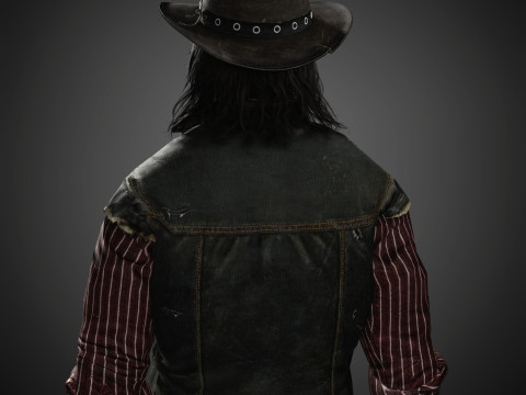 John Marston Character Modello 3D