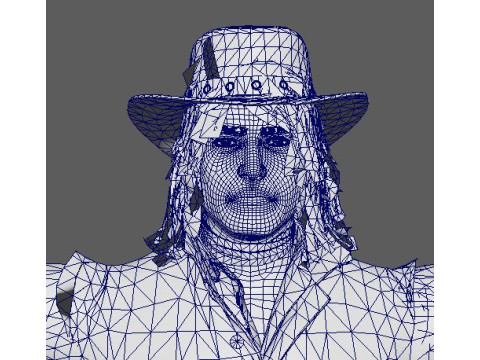 John Marston Character Modello 3D