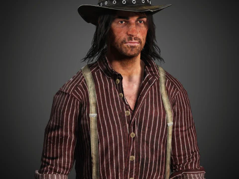 John Marston Character 3D Model in Fantasy 577704 | 3DExport