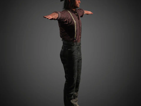 John Marston Character 3D Model in Fantasy 577704 | 3DExport