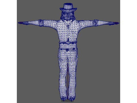 John Marston Character 3D Model