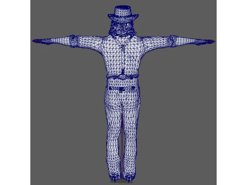 John Marston Character 3D Model