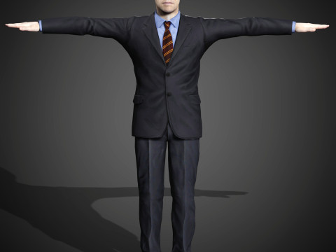 Nathan Dawkins Character 3D Model