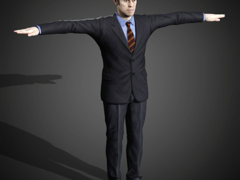 Nathan Dawkins Character 3D Model
