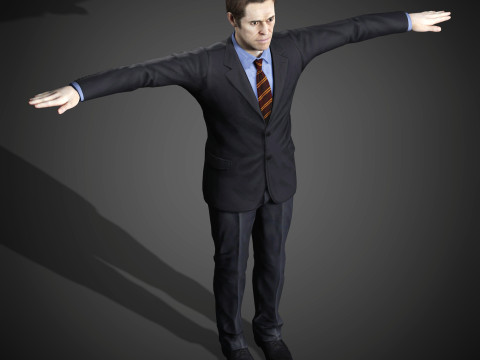 Nathan Dawkins Character 3D Model