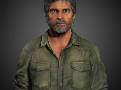 Joel Miller Character 3D Model