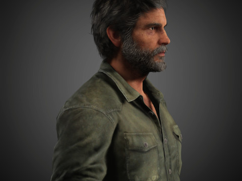 Joel Miller Character Modelo 3D