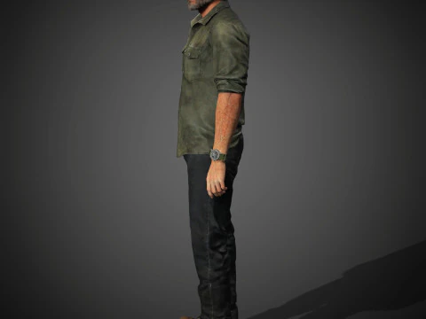 Joel Miller Character 3D Model