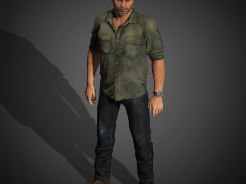 Joel Miller Character Modelo 3D