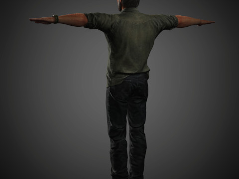 Joel Miller Character Modelo 3D