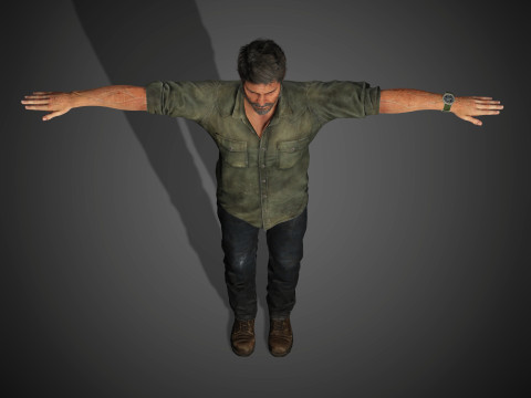 Joel Miller Character Modelo 3D