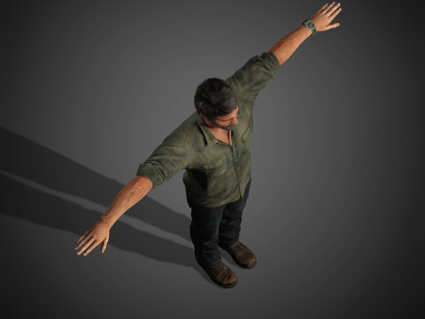 Joel Miller Character Modelo 3D