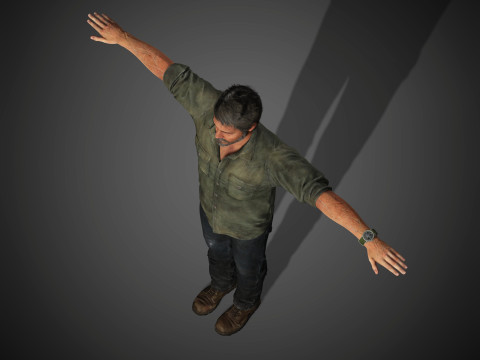 Joel Miller Character Modelo 3D