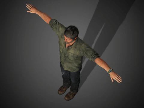 Joel Miller Character 3D Model