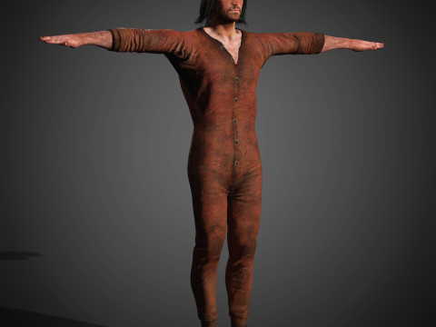 John Marston Character Modello 3D