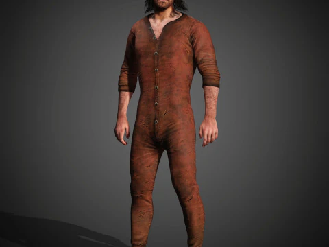 John Marston Character 3D Model