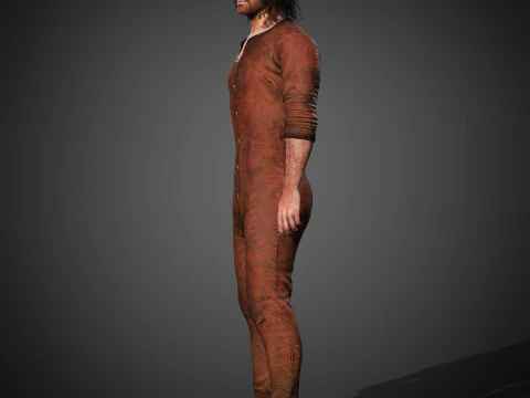 John Marston Character 3D Model