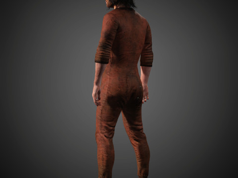 John Marston Character Modello 3D
