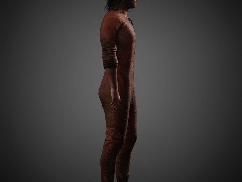 John Marston Character Modello 3D
