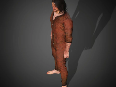 John Marston Character 3D Model