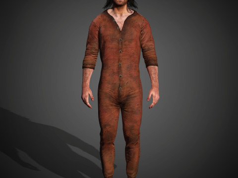 John Marston Character Modello 3D