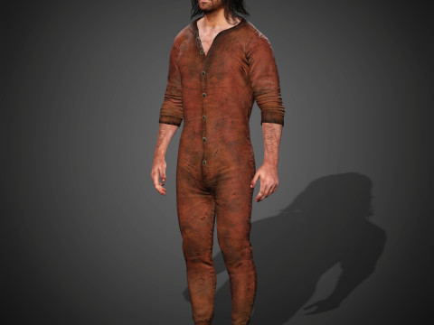 John Marston Character Modello 3D