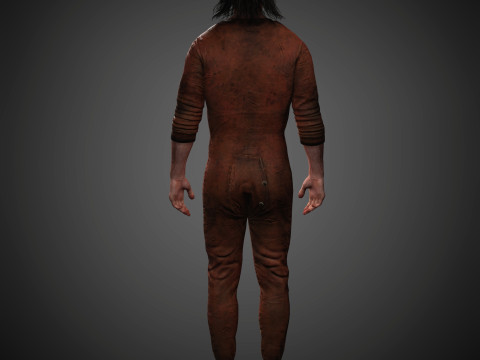 John Marston Character Modello 3D