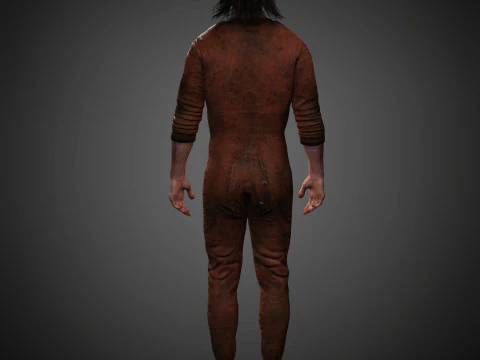 John Marston Character 3D Model