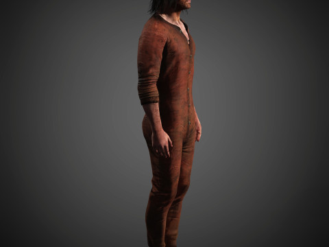 John Marston Character Modello 3D