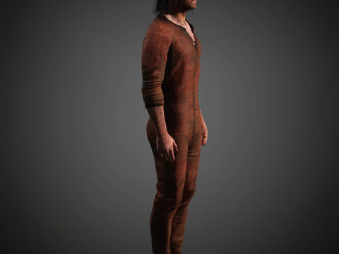 John Marston Character 3D Model