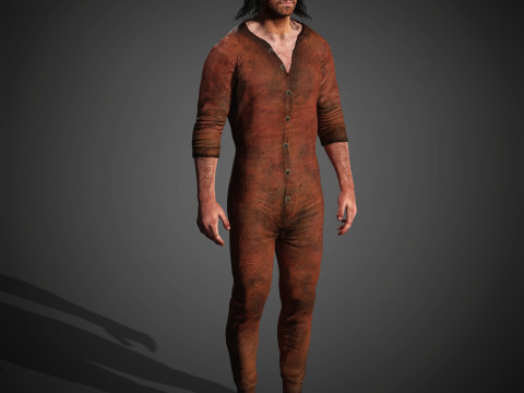John Marston Character Modello 3D
