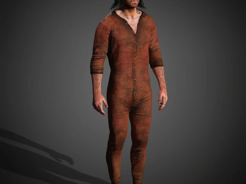 John Marston Character 3D Model