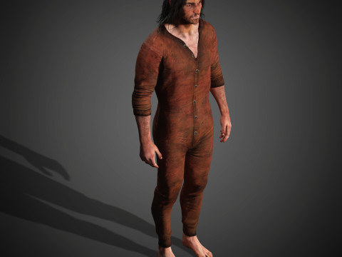 John Marston Character Modello 3D
