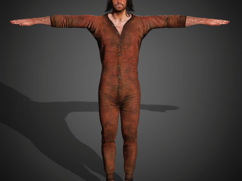 John Marston Character Modello 3D