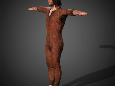 John Marston Character Modello 3D