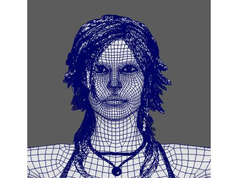 Lara Croft Character 3D Model