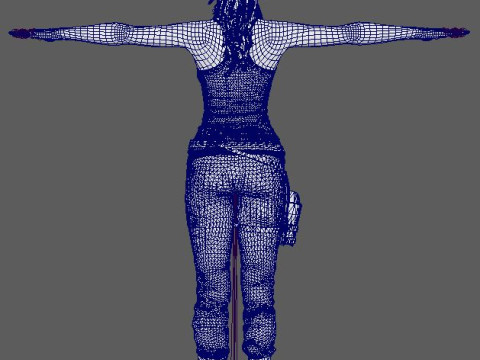 Lara Croft Character 3D Модель