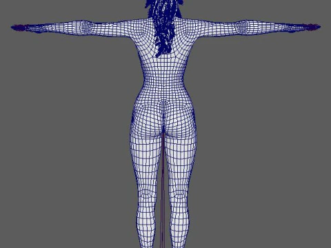 Lara Croft Character 3D Model