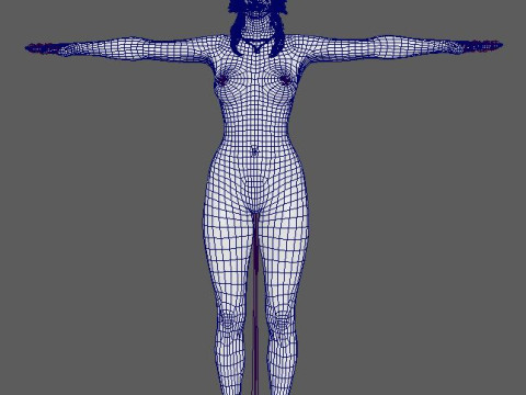 Lara Croft Character 3D Модель