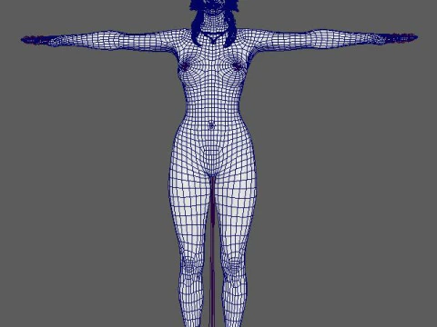Lara Croft Character 3D Model