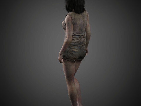 Zombie Character 3D Model