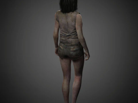 Zombie Character 3D Model