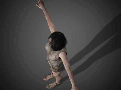 Zombie Character 3D Model