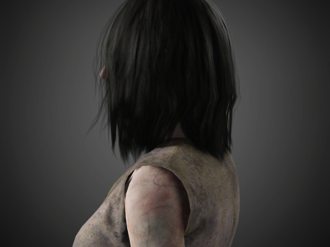 Zombie Character 3D Model