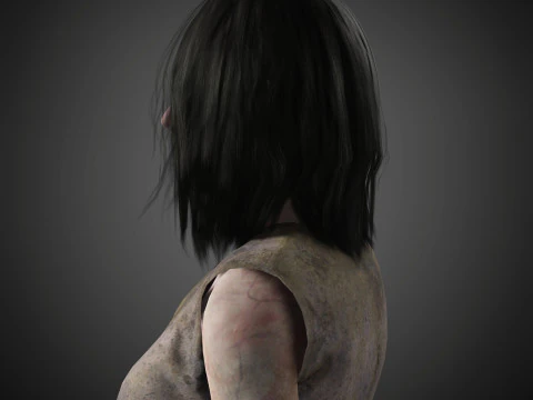 Zombie Character 3D Model