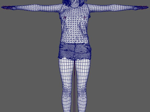 Zombie Character 3D Model